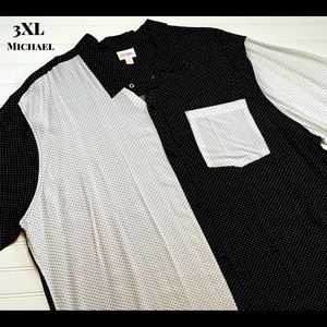 LuLaRoe Michael Button Down Shirt